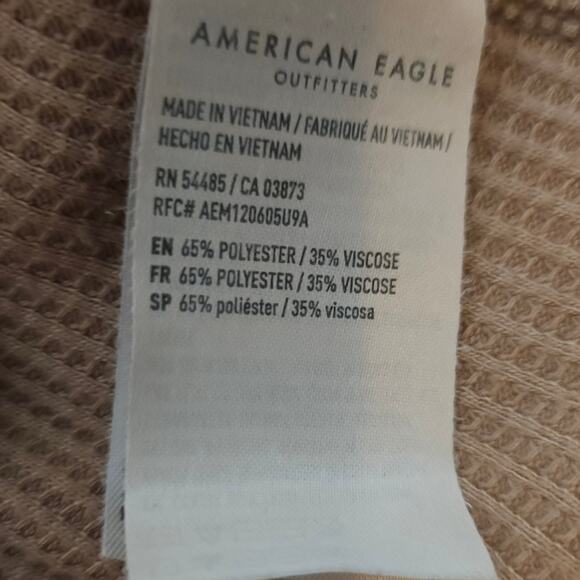 American Eagle Henley long sleeve top - Picture 4 of 5